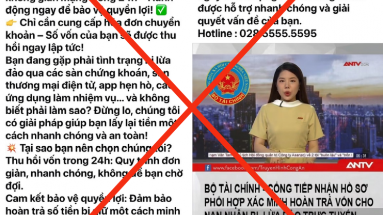 Cảnh báo giả mạo Facebook Bộ Tài chính với mục đích lừa đảo