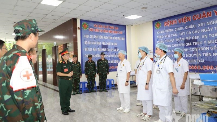 Đoàn công tác Cục Quân y kiểm tra công tác bảo đảm y tế phục vụ nhiệm vụ A80