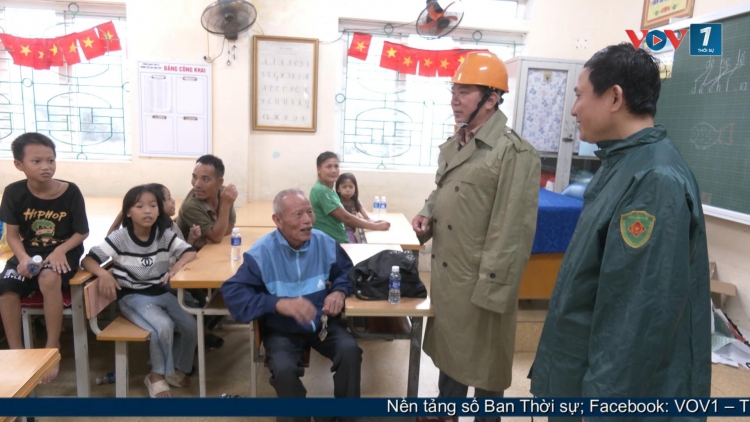 Cửa lò, Nghệ An: di dời hàng trăm người dân ven biển đến nơi an toàn