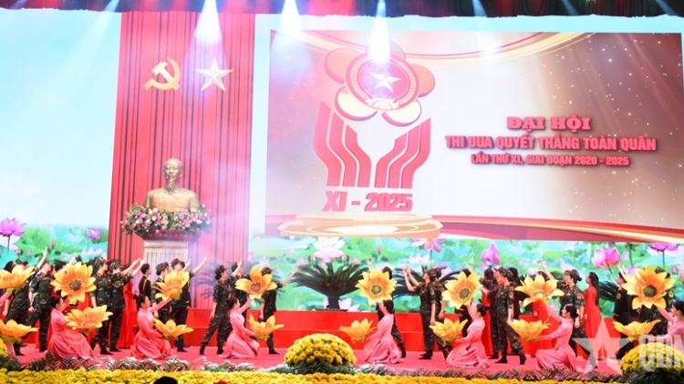 Hôm nay, diễn ra Đại hội Thi đua Quyết thắng toàn quân lần thứ 11