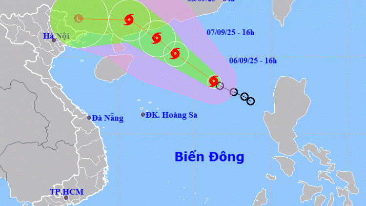Thời sự 21h30 6/9/2025: Bão số 7 đã hình thành trên Biển Đông, khả năng tiếp tục mạnh thêm