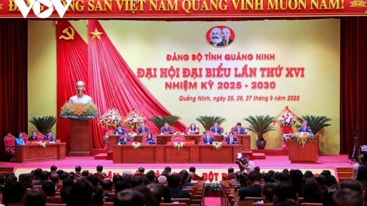 Khai mạc Đại hội đại biểu Đảng bộ tỉnh Quảng Ninh lần thứ XVI, nhiệm kỳ 2025 - 2030