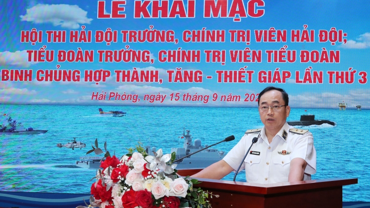 Quân chủng Hải quân khai mạc Hội thi cán bộ chủ trì cấp Hải đội, Tiểu đoàn năm 2025
