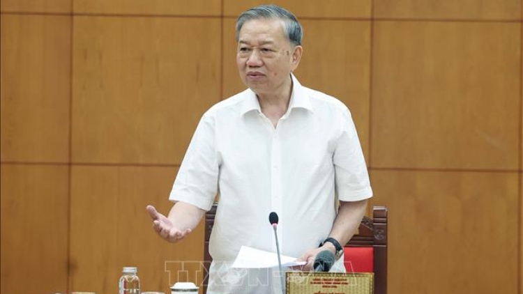 Tổng Bí thư Tô Lâm làm việc với Thường trực các Tiểu ban Đại hội XIV của Đảng