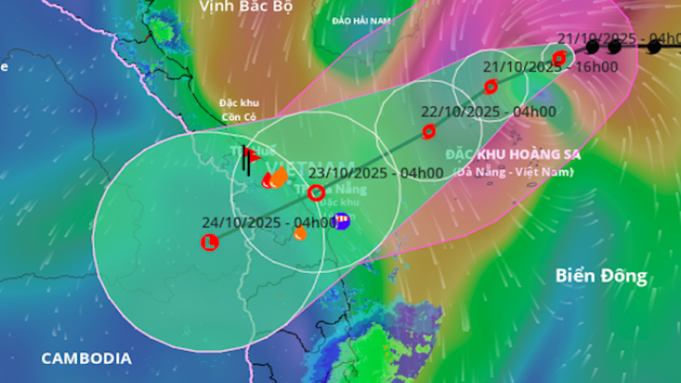 Bão số 12 gây mưa to trước khi đổ bộ
