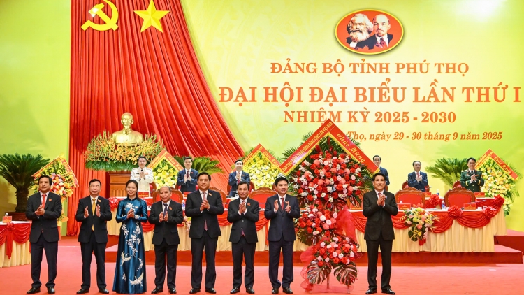 Chủ tịch nước Lương Cường dự Đại hội Đại biểu Đảng bộ tỉnh Phú Thọ lần thứ I
