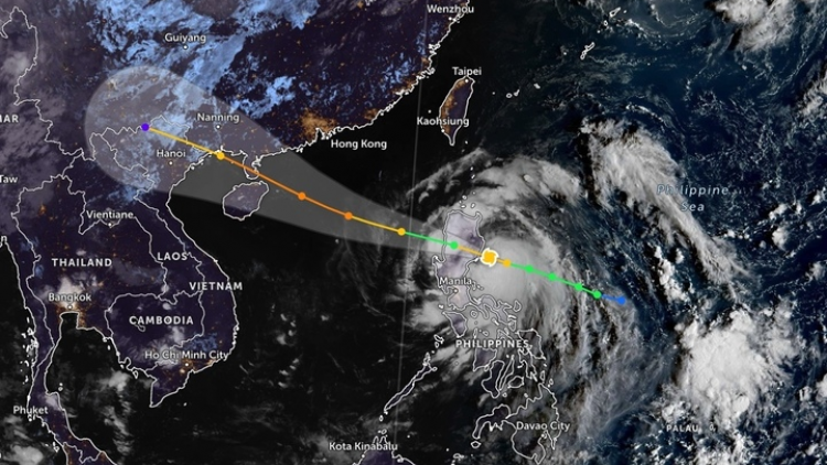 Hai kịch bản khi bão Matmo đi vào Biển Đông