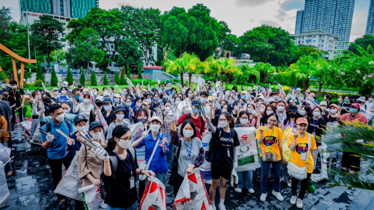 Ngày hội dọn rác World Cleanup Day 2022 tại Hà Nội, lan tỏa tình yêu môi trường (18/9/2022)