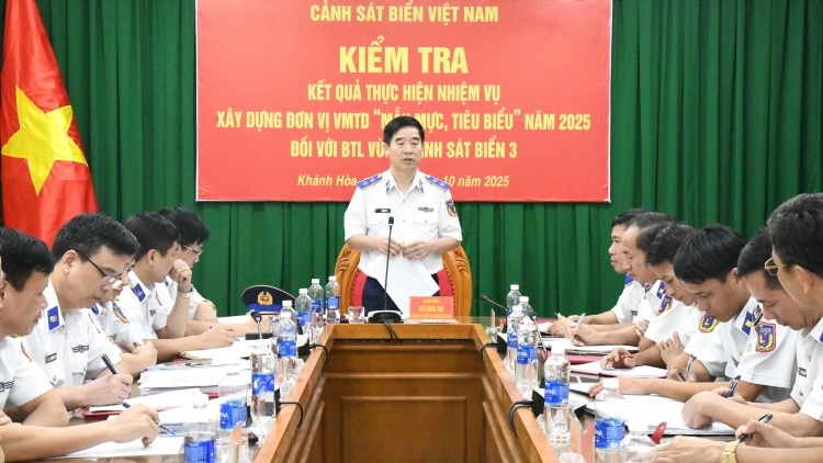 Bộ Tư lệnh Vùng Cảnh sát biển 3: Xây dựng “Đơn vị vững mạnh toàn diện, Mẫu mực, tiêu biểu” 