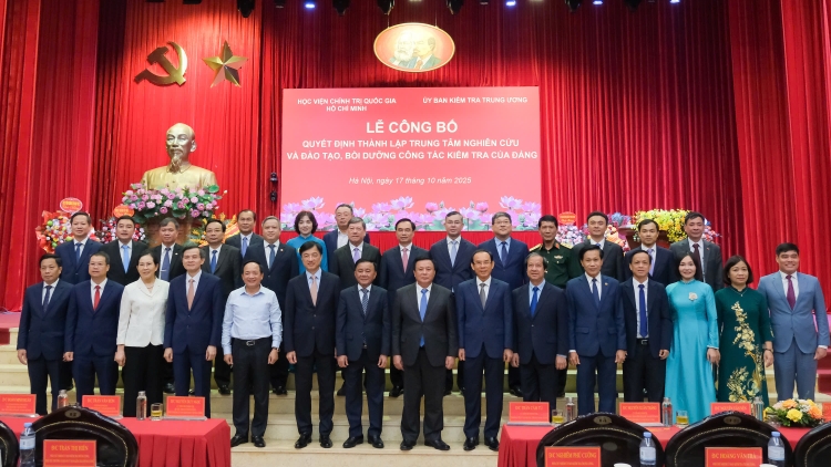 Thành lập Trung tâm Nghiên cứu và đào tạo, bồi dưỡng công tác kiểm tra Đảng