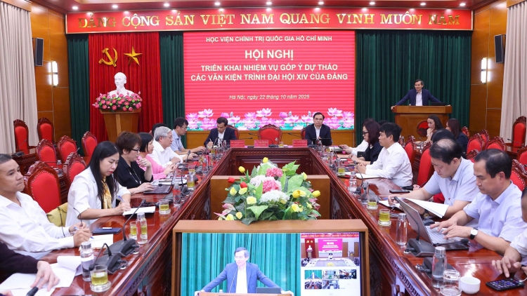Học viện Chính trị quốc gia Hồ Chí Minh góp ý dự thảo các văn kiện trình Đại hội XIV của Đảng