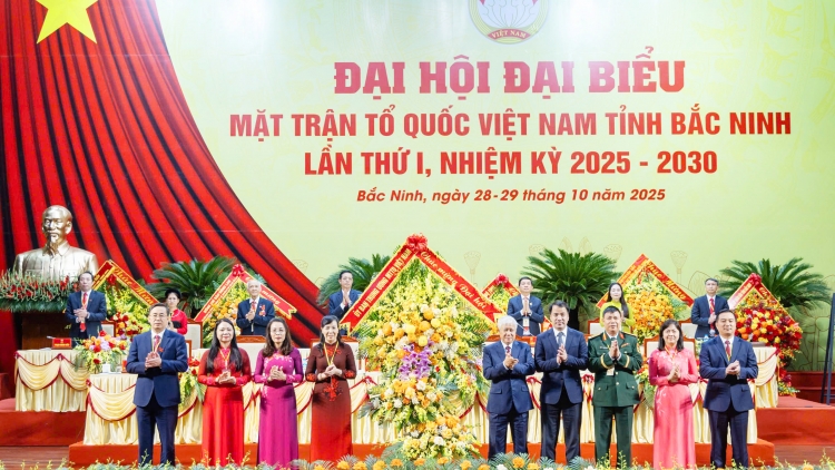 Đồng chí Đỗ Văn Chiến dự Đại hội đại biểu MTTQ Việt Nam tỉnh Bắc Ninh lần thứ nhất