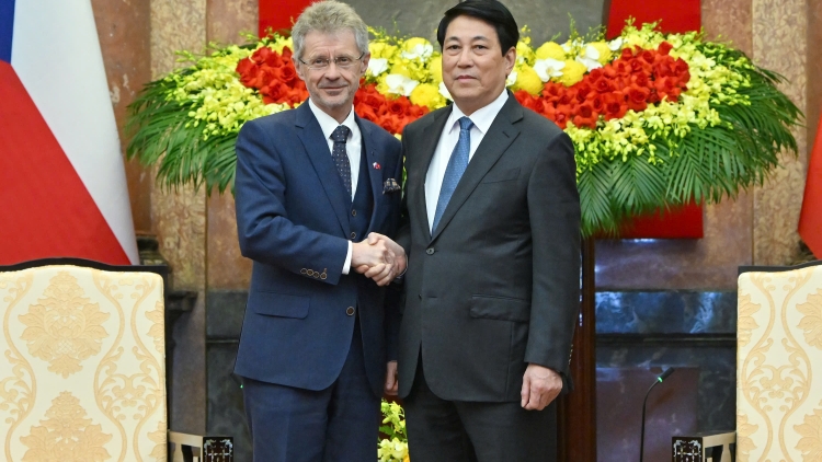 Chủ tịch nước Lương Cường tiếp Chủ tịch Thượng viện Quốc hội Cộng hòa Séc