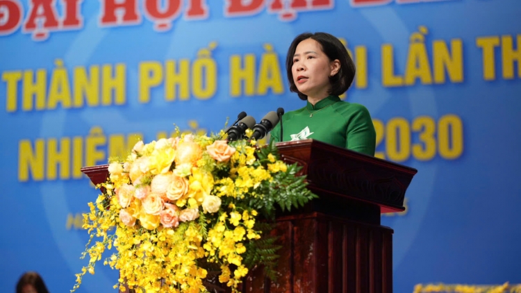 Bà Lê Kim Anh tái đắc cử Chủ tịch Hội LHPN Hà Nội lần thứ XVII