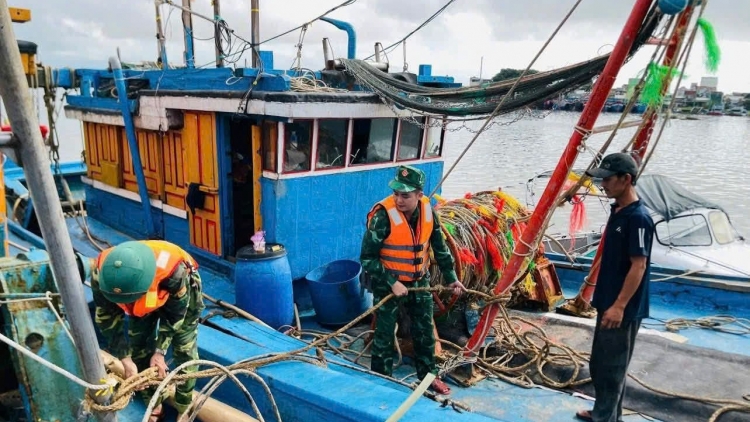 Biên phòng Quảng Ngãi sẵn sàng ứng phó bão số 13