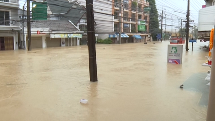 Miền nam Thái Lan hứng chịu mưa lũ kỷ lục