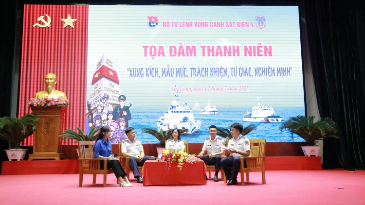 Tuổi trẻ Cảnh sát biển xung kích, xây dựng lực lượng vững mạnh, mẫu mực