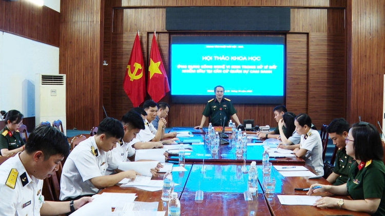 Hội thảo ứng dụng công nghệ vi sinh trong xử lý đất nhiễm dầu tại Căn cứ Quân sự Cam Ranh