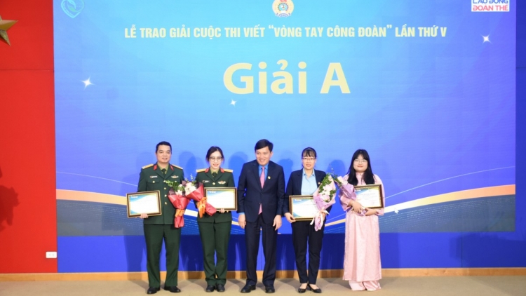 Trao giải Cuộc thi viết “Vòng tay Công đoàn” lần thứ V: Hành trình gieo mầm yêu thương 