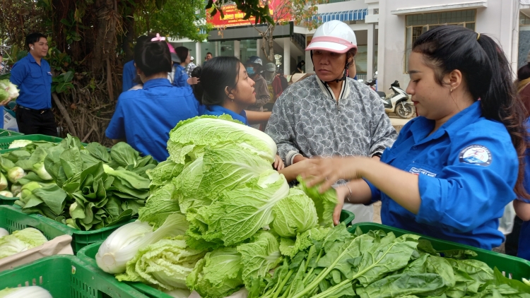 Khánh Hòa mở “gian hàng rau 0 đồng” hỗ trợ người dân sau lũ