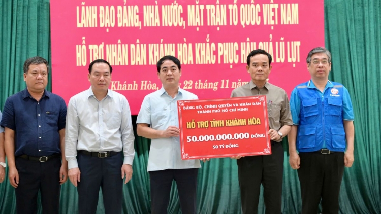 TP.HCM dốc toàn lực hỗ trợ Khánh Hòa vượt lũ