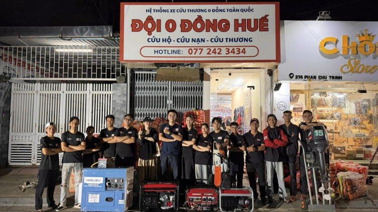 Đội xe 0 đồng Huế - Cứu được một người là chúng tôi có thêm động lực đi tiếp