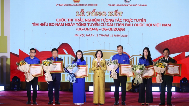 Tổng kết cuộc thi tìm hiểu 80 năm Ngày Tổng tuyển cử đầu tiên bầu Quốc hội Việt Nam