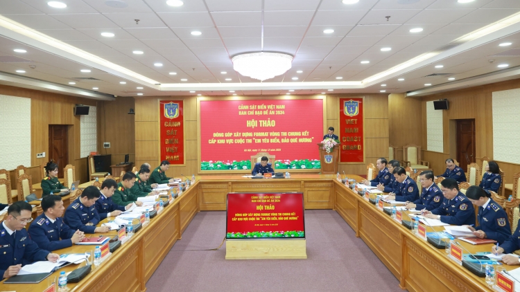 Nghiên cứu phương án tổ chức Cuộc thi “Em yêu biển, đảo quê hương” cấp khu vực