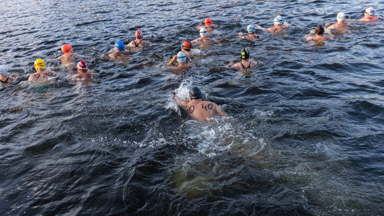 Séc: Hàng trăm người tham gia sự kiện bơi truyền thống sau Giáng sinh