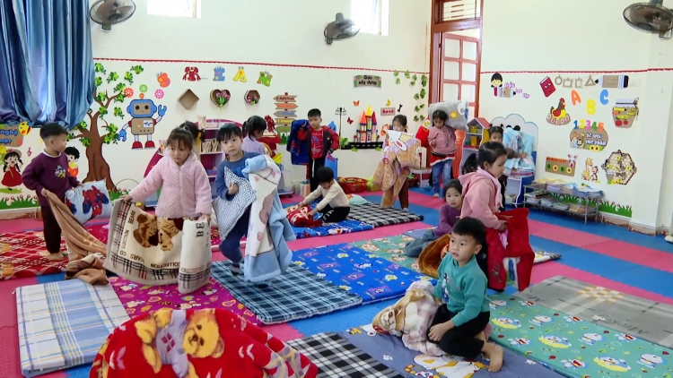 Sơn La đảm bảo sức khỏe cho học sinh khi nhiệt độ xuống thấp
