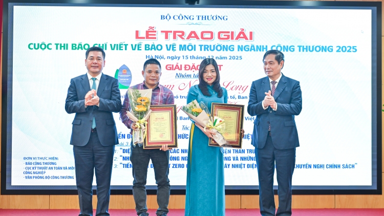Ban Thời sự đạt giải đặc biệt Cuộc thi báo chí viết về Bảo vệ môi trường Ngành Công Thương năm 2025