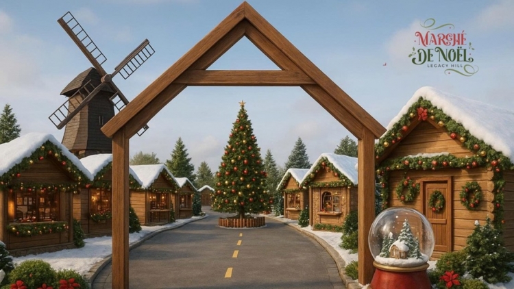 Xuất hiện “ngôi làng Giáng Sinh giữa mây trời” tại Lương Sơn, Phú Thọ