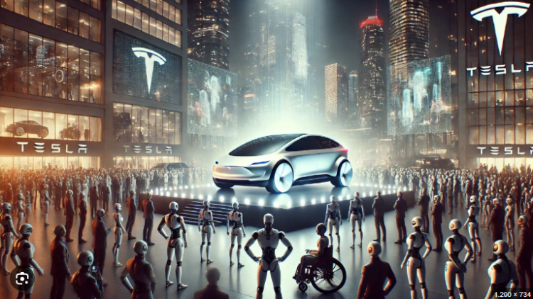 Cổ phiếu Tesla tăng vọt khi Elon Musk thử nghiệm xe taxi tự lái