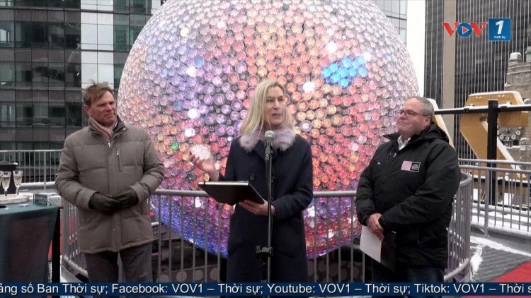 “Quả cầu chòm sao” trước thềm đêm giao thừa tại Times Square