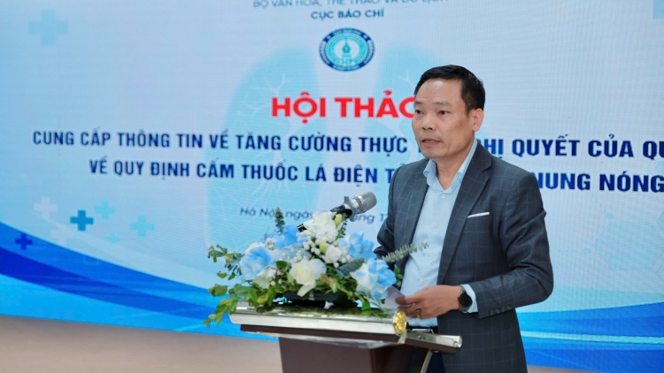 Khẩn cấp thực thi chính sách cấm tuyệt đối thuốc lá điện tử, thuốc lá nung nóng