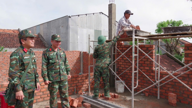 Chiến dịch Quang Trung dựng lại nhà sau lũ tại Khánh Hòa