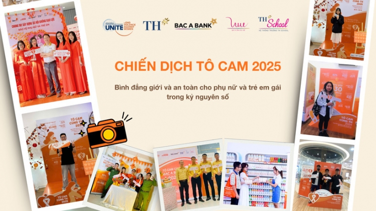 Chiến dịch “Tô cam 2025”: Lan tỏa sắc cam của bình đẳng và an toàn cho phụ nữ, trẻ em gái
