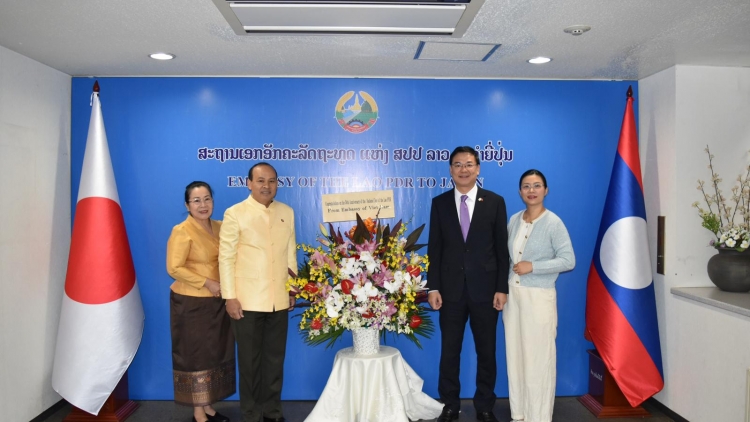 Các cơ quan đại diện ngoại giao của Việt Nam và Lào tại Nhật Bản thúc đẩy gắn kết