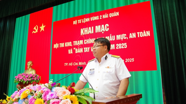 Vùng 2 Hải quân khai mạc Hội thi kho, trạm chính quy và “Bàn tay vàng” 2025
