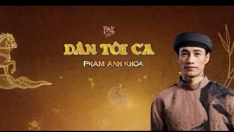 Ca sĩ Phạm Anh Khoa trở lại với EP “Dân tôi ca”: Khi rock ngân lên hồn Việt