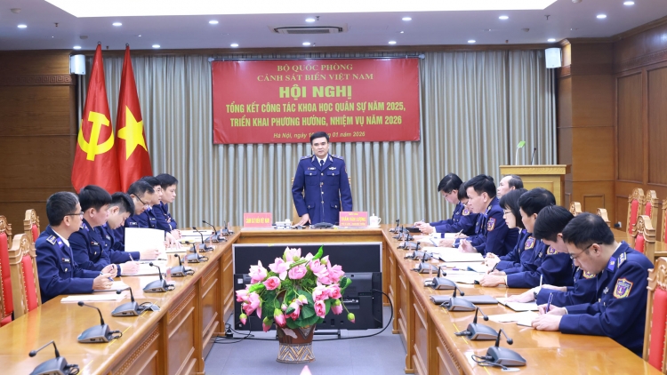 Cảnh sát biển Việt Nam đổi mới tư duy, nâng cao hiệu quả công tác khoa học quân sự 