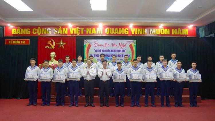Vùng 3 Hải quân tổ chức Lễ tiễn quân nhân hoàn thành nghĩa vụ quân sự năm 2026