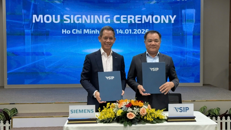 Siemens và VSIP hợp tác thúc đẩy phát triển hạ tầng trung tâm dữ liệu và chuyển đổi số tại Việt Nam