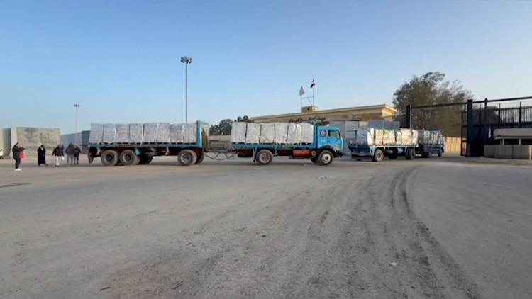 Ai Cập chuyển thêm gần 7.500 tấn hàng cứu trợ đến Gaza