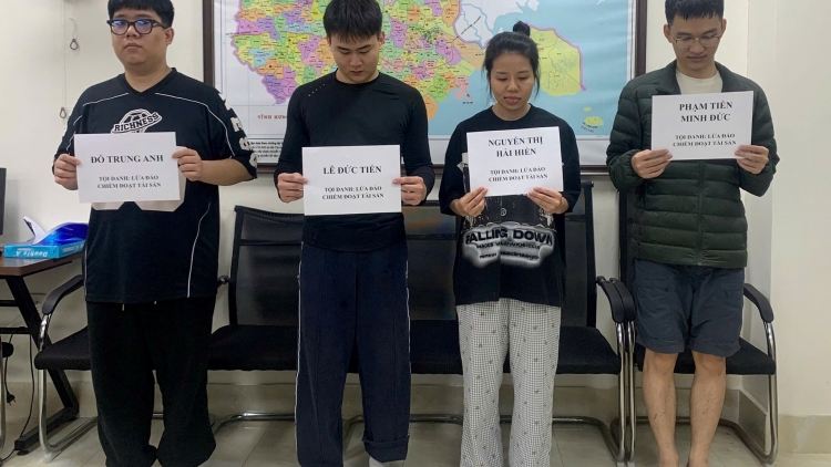 Hải Phòng: Triệt phá đường dây lừa đảo công nghệ cao qua dự án tiền ảo