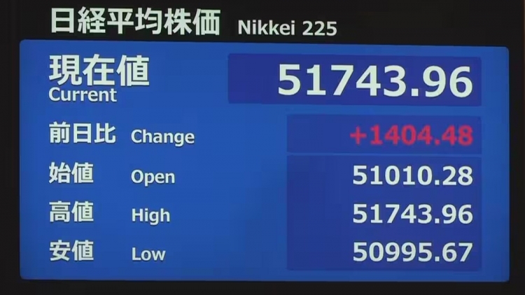 Thị trường Nhật Bản trái chiều trong phiên giao dịch đầu tiên của năm mới