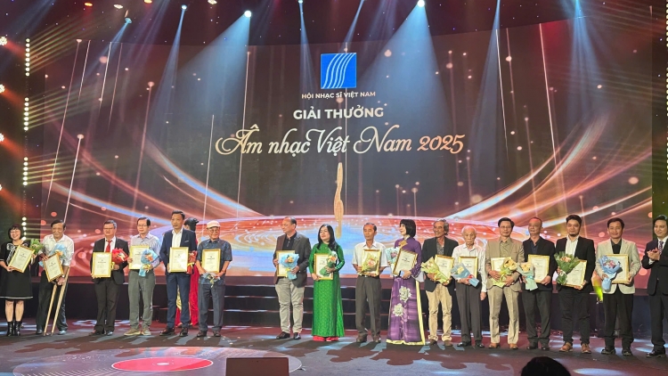 Giải thưởng Âm nhạc Việt Nam năm 2025: Đề tài âm nhạc ngợi ca Đảng luôn đậm nét