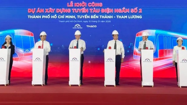 Thời sự 12h 15/1/2026: TP Hồ Chí Minh khởi công xây dựng tuyến metro Bến Thành