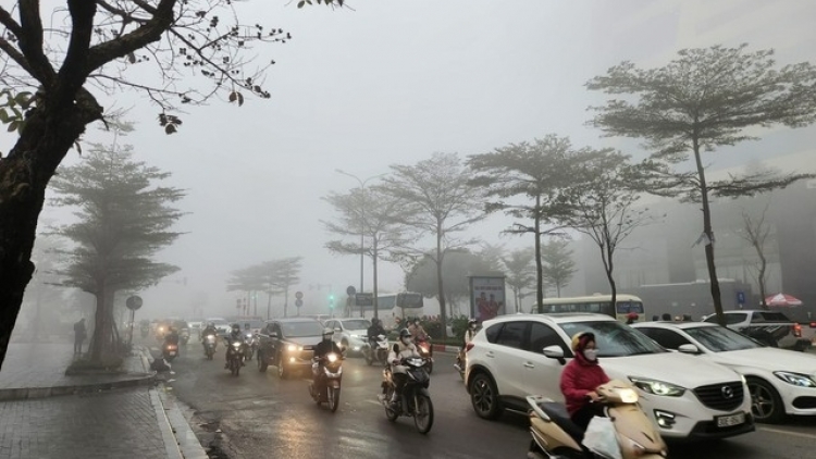 Thời tiết ngày 20/1: Miền Bắc mưa phùn, sương mù kéo dài, đêm và sáng sớm rét