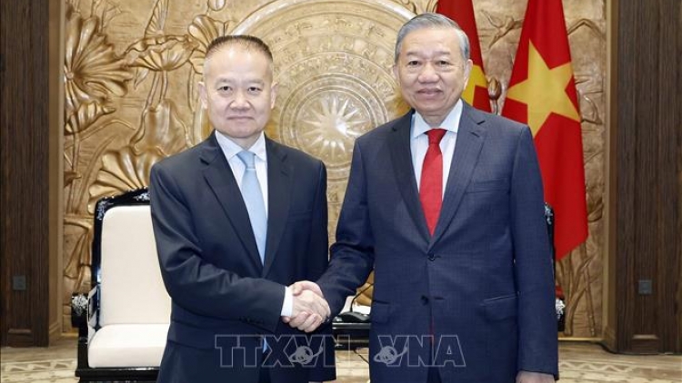 Tổng Bí thư Tô Lâm tiếp Đặc phái viên của Tổng Bí thư, Chủ tịch nước Trung Quốc